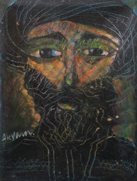 Akram Dost Baloch, 06 x 08 inch, Oil on Canvas, Figurative Painting, AC-ADB-047